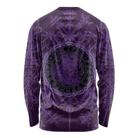 Odin Allfather Viking Long Sleeve Shirt Epic Norse Mythology Illustration with Runic Circle Art