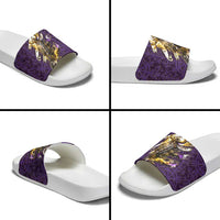 Odin Allfather Viking Slide Sandals Epic Norse Mythology Illustration with Runic Circle Art