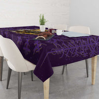 Odin Allfather Viking Tablecloth Epic Norse Mythology Illustration with Runic Circle Art