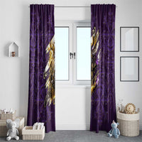 Odin Allfather Viking Window Curtain Epic Norse Mythology Illustration with Runic Circle Art