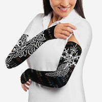 Viking Runes and Norse Mythology Symbols Arm Sleeves Celtic Knotwork Tribal Illustration Style