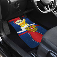 Russia Day Car Mats with Kremlin Illustration, National Emblem, and Flag Stripes