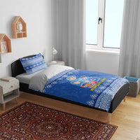 Russia Matryoshka Spirit Bedding Set with Folk Pattern and Double-Headed Eagle Emblem