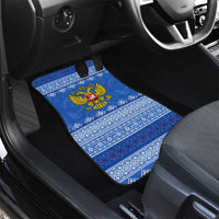 Russia Matryoshka Spirit Car Mats with Folk Pattern and Double-Headed Eagle Emblem