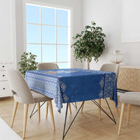 Russia Matryoshka Spirit Tablecloth with Folk Pattern and Double-Headed Eagle Emblem