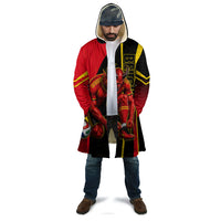 Personalized Belgium Soccer Red Devils Mascot Cloak Royal Belgian Football Geometric Simple Style