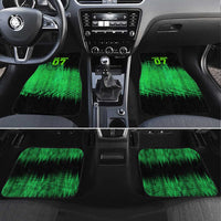 Green Dirt Bike Rider Car Mats Forget Toys I Just Wanna Ride Quote and Custom Racing Name Design - Wonder Print Shop