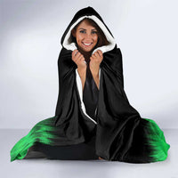 Green Dirt Bike Rider Hooded Blanket Forget Toys I Just Wanna Ride Quote and Custom Racing Name Design - Wonder Print Shop