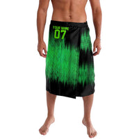 Green Dirt Bike Rider Lavalava Forget Toys I Just Wanna Ride Quote and Custom Racing Name Design - Wonder Print Shop