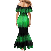 Green Dirt Bike Rider Mermaid Dress Forget Toys I Just Wanna Ride Quote and Custom Racing Name Design - Wonder Print Shop