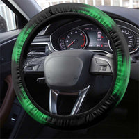 Green Dirt Bike Rider Steering Wheel Cover Forget Toys I Just Wanna Ride Quote and Racing Name Design - Wonder Print Shop