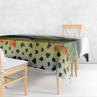 Colorful Crappie Fishing Green Scales Tablecloth Gradient Camo Pattern and Custom Name Fishing - Wonder Print Shop