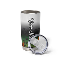 Colorful Crappie Fishing Green Scales Tumbler Cup Gradient Camo Pattern and Custom Name Fishing - Wonder Print Shop