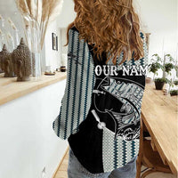 Striped Bass Jumping Graphic Women Casual Shirt Rod Reel and Airplane on Fish Scale Pattern - Wonder Print Shop