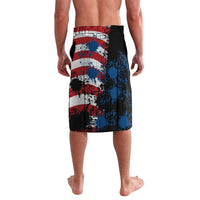 BMX Life Graphic Lavalava with American Flag and Custom Rider Number Design - Wonder Print Shop