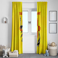 New Mexico Zia Symbol Fish Hook Window Curtain Torn Fishing Graphic and Custom Name Design - Wonder Print Shop