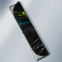 Electric Motorsport Racing Auto Sun Shade Futuristic Formula Car Neon Lightning Speed Art
