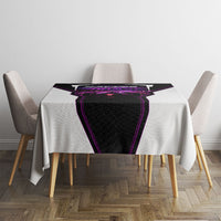 Electric Motorsport Racing Tablecloth Futuristic Neon Formula Race Car Skyline Art
