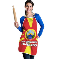 Macedonia Apron with National Emblem and Sunburst Flag Design - Wonder Print Shop