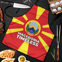 Macedonia Apron with National Emblem and Sunburst Flag Design - Wonder Print Shop