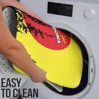 Macedonia Bathroom Set with Howling Wolf and Sunset Forest Design - Wonder Print Shop