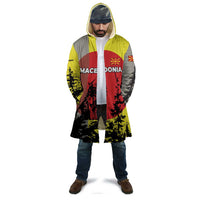 Macedonia Cloak with Howling Wolf and Sunset Forest Design - Wonder Print Shop