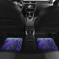 Macedonia Car Mats with Lavender Field and Bloom Curve Design - Wonder Print Shop