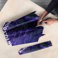 Macedonia Umbrella with Lavender Field and Bloom Curve Design - Wonder Print Shop