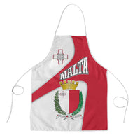 Malta Apron with Coat of Arms and Island Map Design - Wonder Print Shop