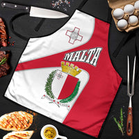 Malta Apron with Coat of Arms and Island Map Design - Wonder Print Shop