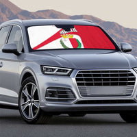 Malta Auto Sun Shade with Coat of Arms and Island Map Design - Wonder Print Shop