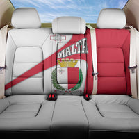 Malta Back Car Seat Cover with Coat of Arms and Island Map Design - Wonder Print Shop
