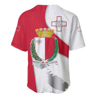 Malta Baseball Jersey with Coat of Arms and Island Map Design - Wonder Print Shop