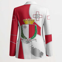 Malta Blazer with Coat of Arms and Island Map Design - Wonder Print Shop