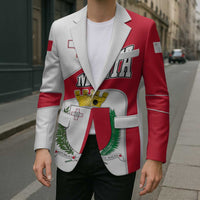 Malta Blazer with Coat of Arms and Island Map Design - Wonder Print Shop