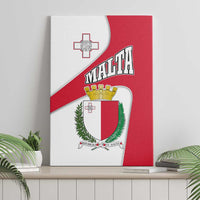 Malta Canvas Wall Art with Coat of Arms and Island Map Design - Wonder Print Shop