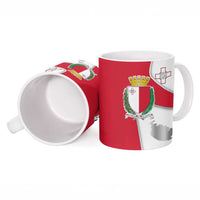 Malta Ceramic Mug with Coat of Arms and Island Map Design - Wonder Print Shop