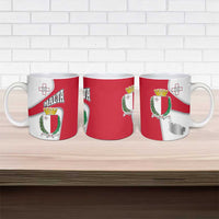 Malta Ceramic Mug with Coat of Arms and Island Map Design - Wonder Print Shop