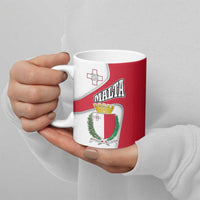 Malta Ceramic Mug with Coat of Arms and Island Map Design - Wonder Print Shop