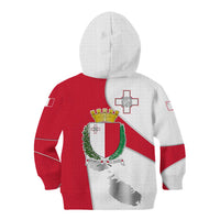 Malta Kid Hoodie with Coat of Arms and Island Map Design - Wonder Print Shop