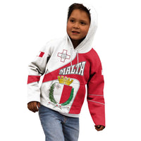Malta Kid Hoodie with Coat of Arms and Island Map Design - Wonder Print Shop