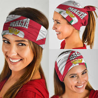 Malta Neck Gaiter with Coat of Arms and Island Map Design TS04