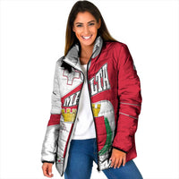 Malta Padded Jacket with Coat of Arms and Island Map Design - Wonder Print Shop