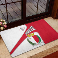 Malta Rubber Doormat with Coat of Arms and Island Map Design - Wonder Print Shop