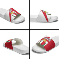 Malta Slide Sandals with Coat of Arms and Island Map Design - Wonder Print Shop