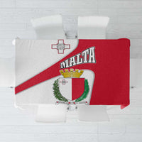 Malta Tablecloth with Coat of Arms and Island Map Design - Wonder Print Shop