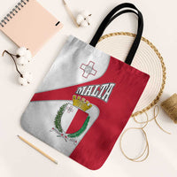 Malta Tote Bag with Coat of Arms and Island Map Design - Wonder Print Shop