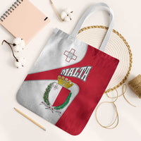 Malta Tote Bag with Coat of Arms and Island Map Design - Wonder Print Shop