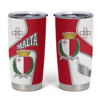 Malta Tumbler Cup with Coat of Arms and Island Map Design - Wonder Print Shop