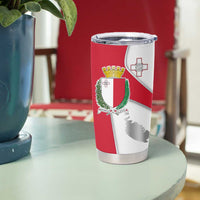 Malta Tumbler Cup with Coat of Arms and Island Map Design - Wonder Print Shop